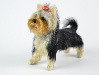 Needle felted OOAK figurine of Bonita the Yorkie