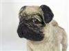 pug, needle felted