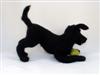 black Labrador, needle felted