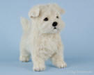 Needle felted Coco the Maltese puppy,  Olga Timofeevski