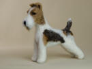 Needle felted Wire Fox Terrier "Sara",  Olga Timofeevski