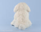 Back view of needle felted Maltese puppy  Olga Timofeevski