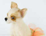 Rosie the Chihuahua created by needle felting  Olga Timofeevski