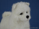 Joy the Samoyed puppy handmade of wool,  Olga Timofeevski