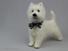 West Highland White Terrier created of wool  Olga Timofeevski 