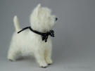 West Highland White Terrier handmade by needle felting