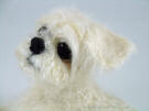 Needle felted figurine of Shih Tzu facing left