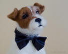 Uggie the Jack Russell terrier, the dog artist  figurine