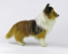 Needle felted Lassie side view  Olga Timofeevski