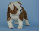 English bulldog puppy handmade of wool,  Olga Timofeevski