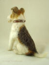 Wire-haired terrier handmade of wool  Olga Timofeevski