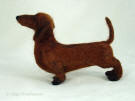 needle felted dachshund,  Olga Timofeevski