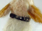 Detail of needle felted sculpture of Toby